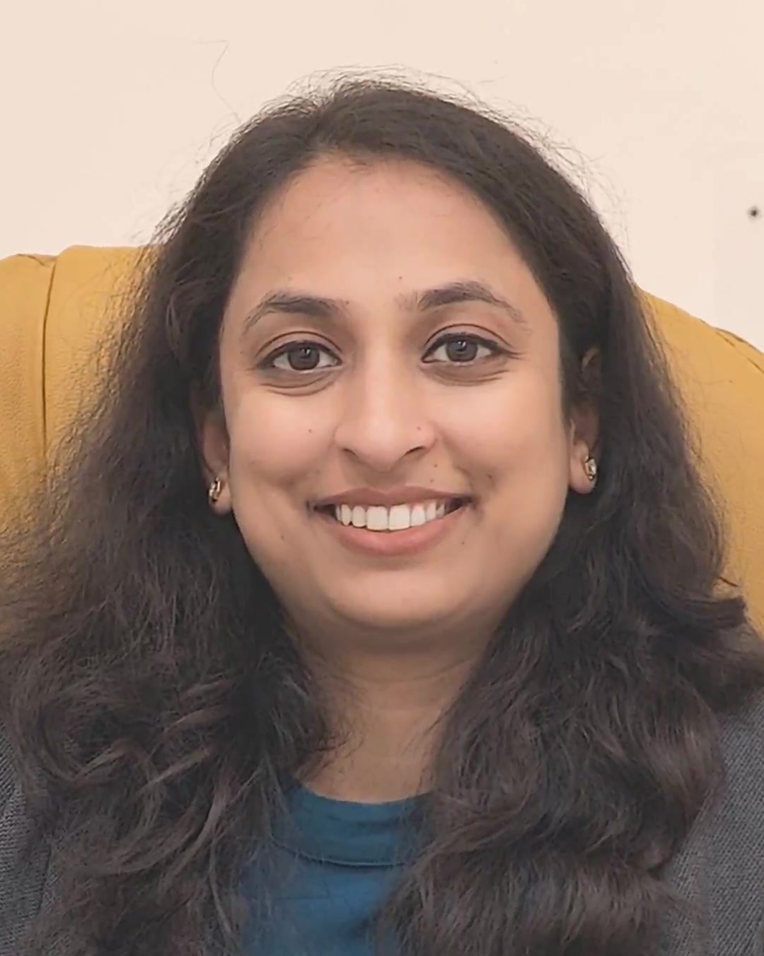 Dr Amber Aggrwal, reproductive medicine consultant, in her consulting room